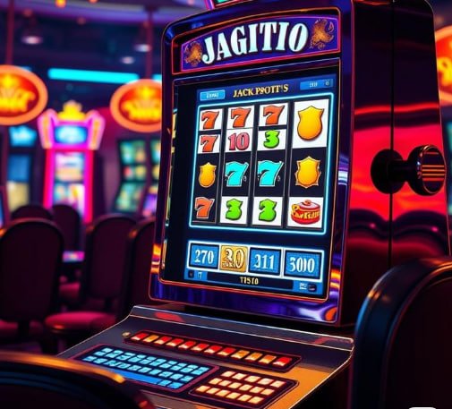 Kartu bingo digital dengan angka acak di layar smartphone